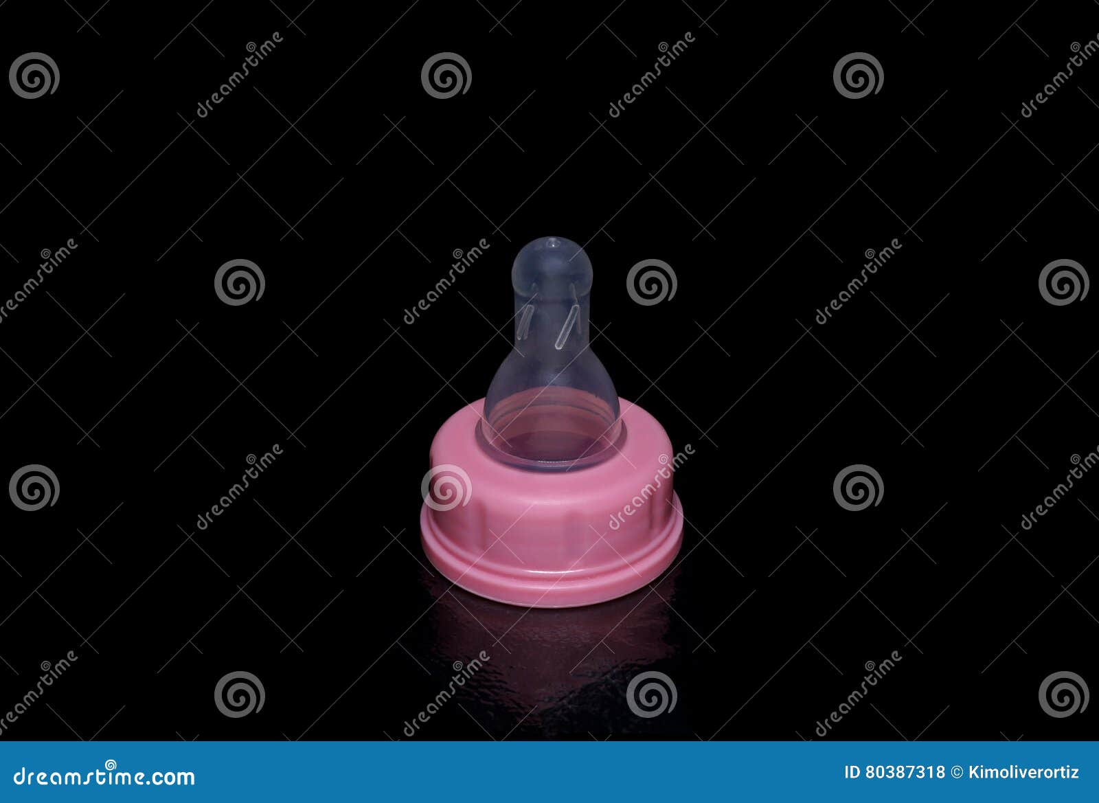 baby bottle with detached nipple