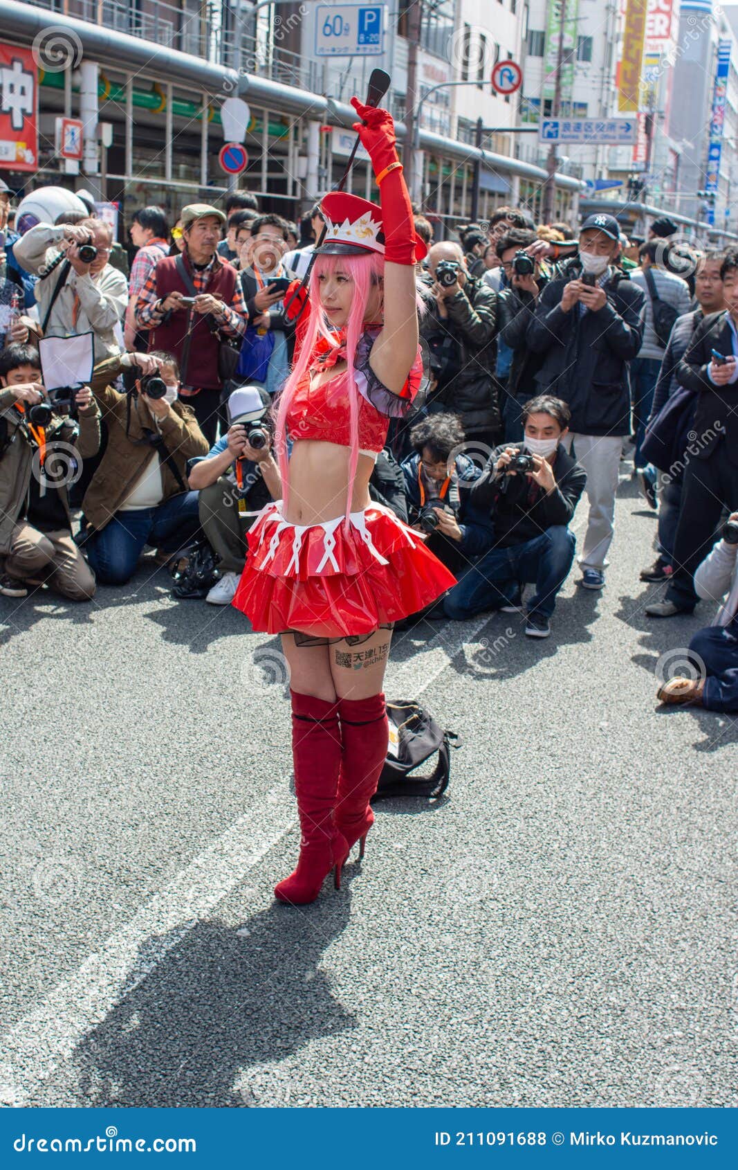 Nipponbashi Street Festa Cosplay Festival In Osaka Japan Editorial 