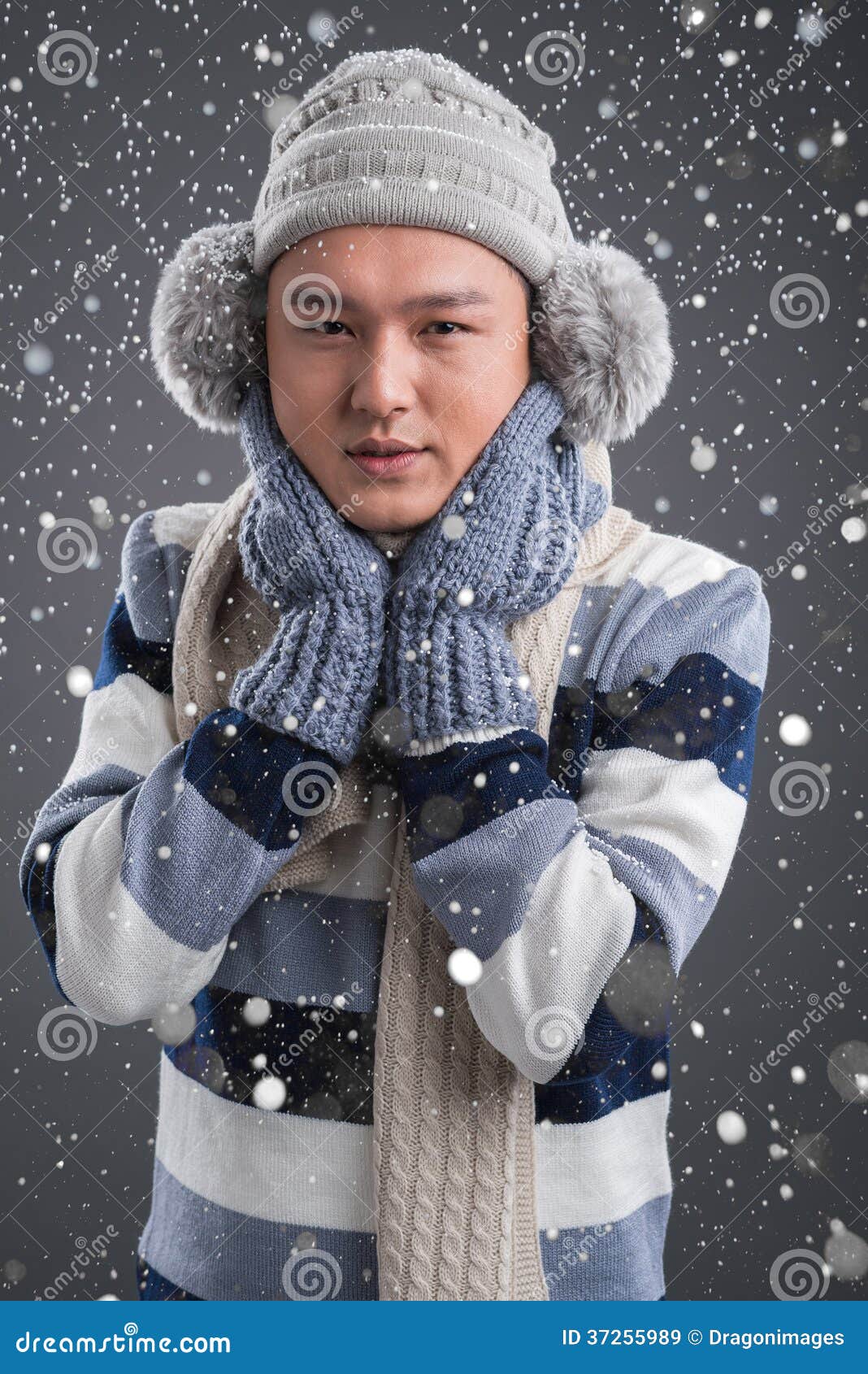 Nippy weather stock image. Image of people, asian, portrait - 37255989