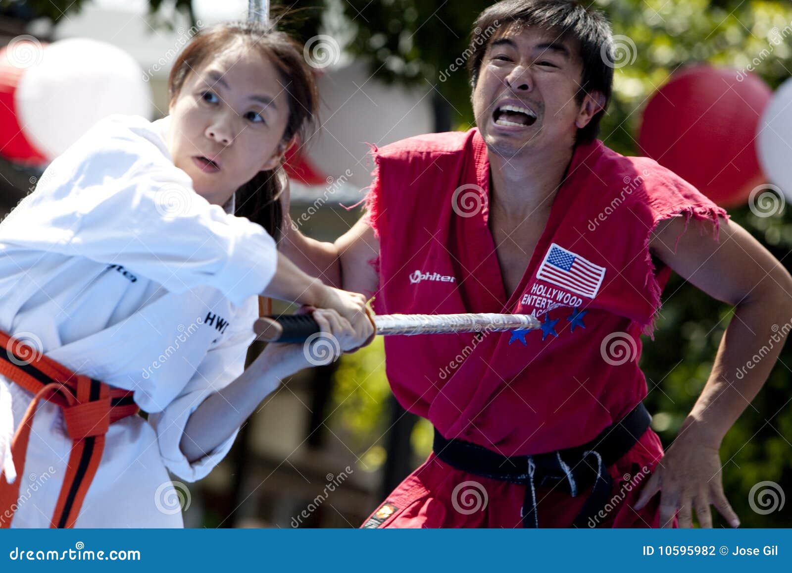 Nisei Week Martial Arts Demo Editorial Photography Image of cultural