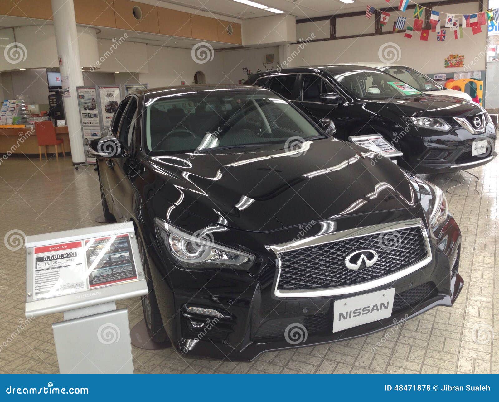 Nissan editorial stock photo. Image of nissan, cars, black 48471878