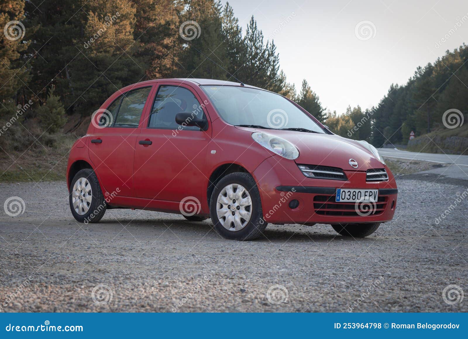Nissan Micra K12 editorial stock photo. Image of classic - 253964798
