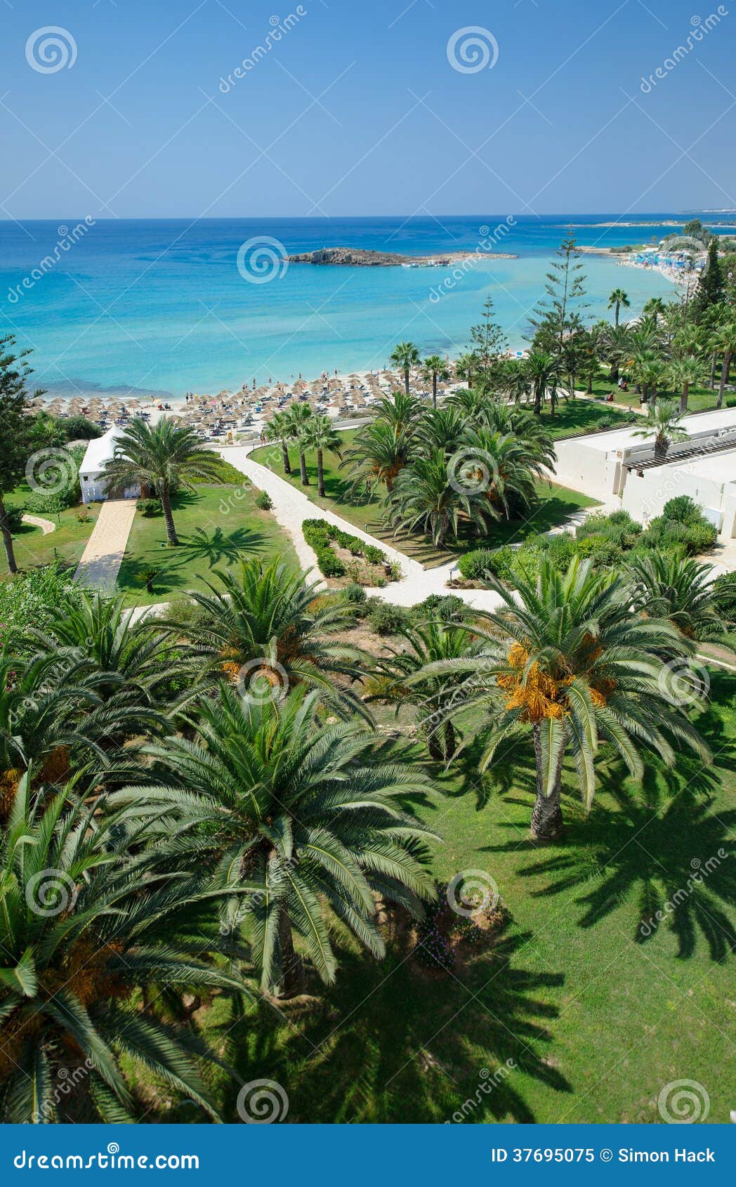 Nissi Beach,ayia Napa Cyprus 2 Stock Image - Image of beach: 37695075