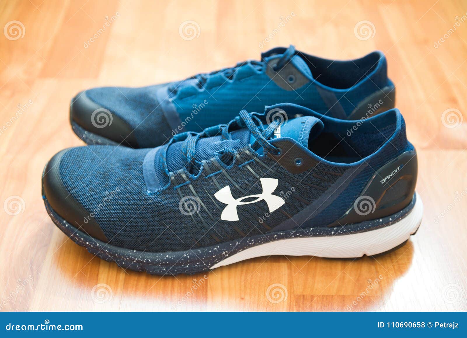 Blue Under armour shoes stock photo. Image - 110690658