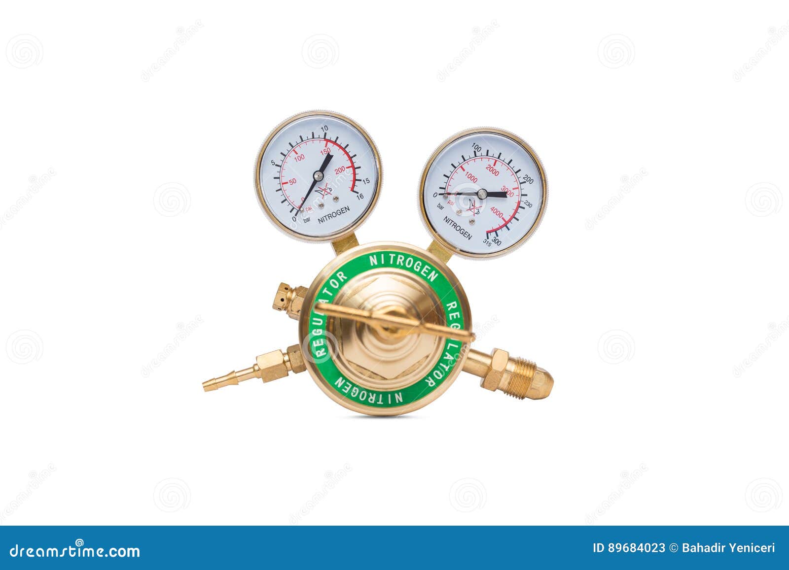 Nitrogen Regulator stock image. Image of pressure, leakage - 89684023