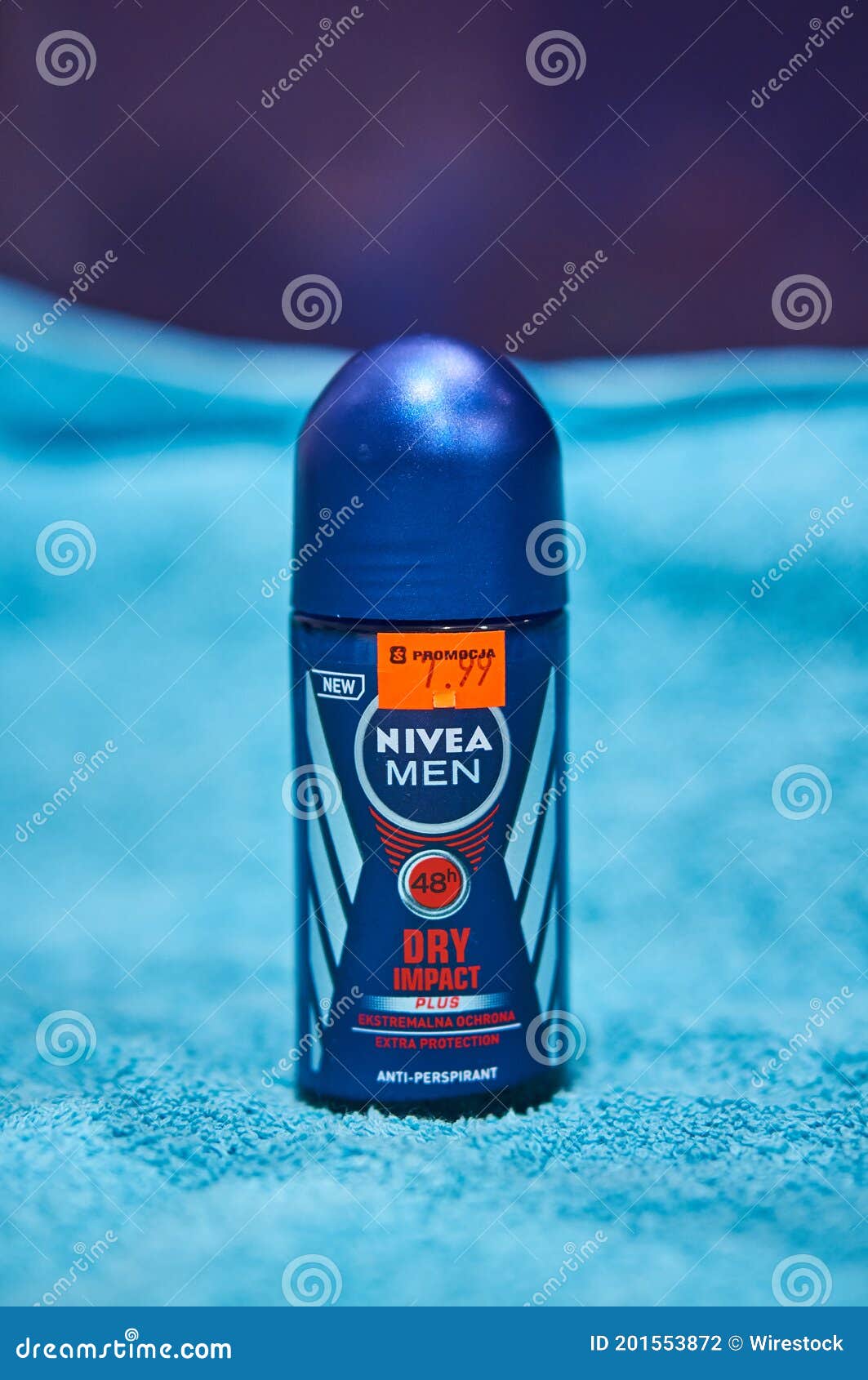 Nivea Men deodorant roller editorial photography. Image of smell