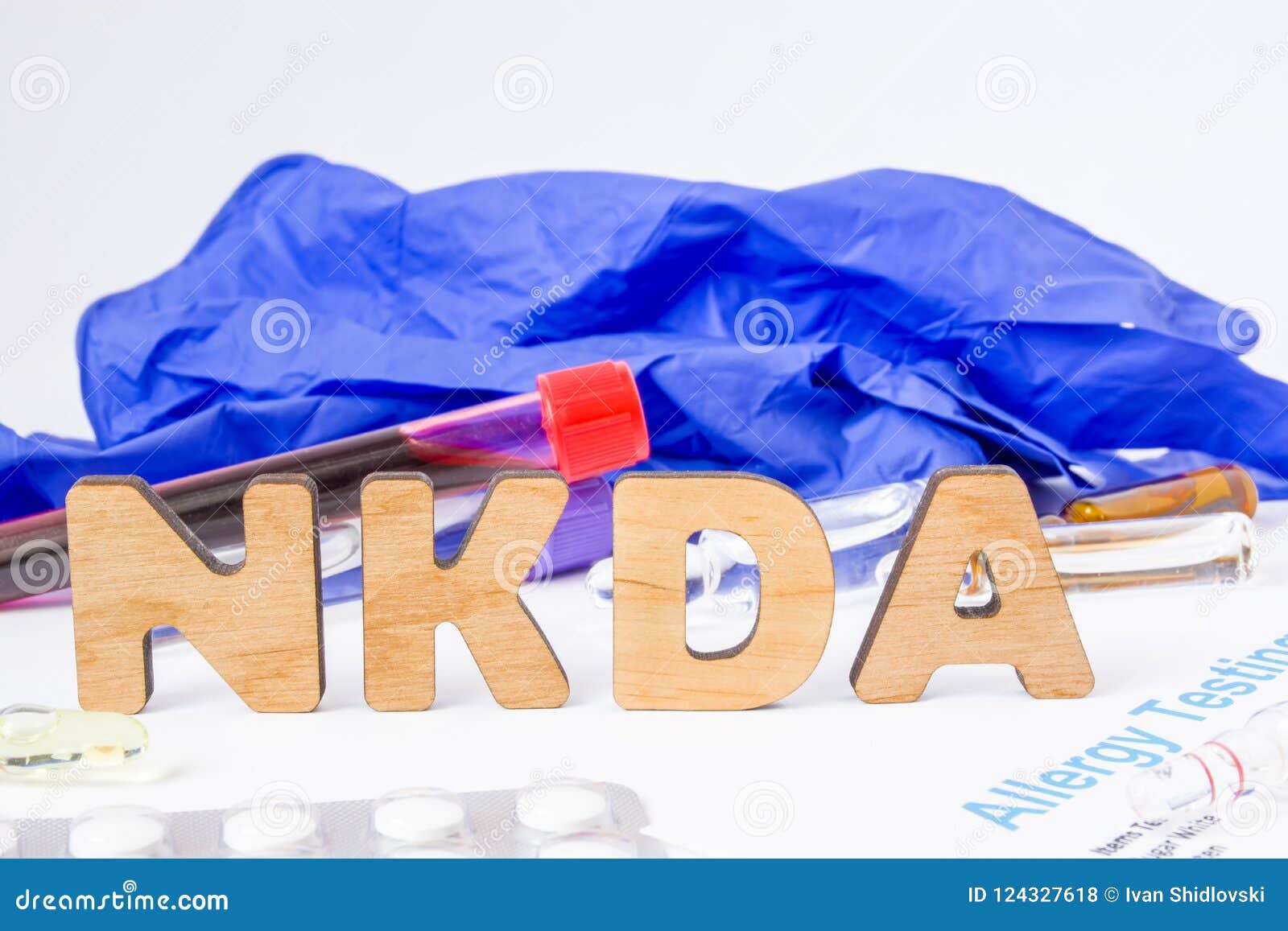 NKDA Abbreviation or Acronym of No Known Drug Allergies Allergic