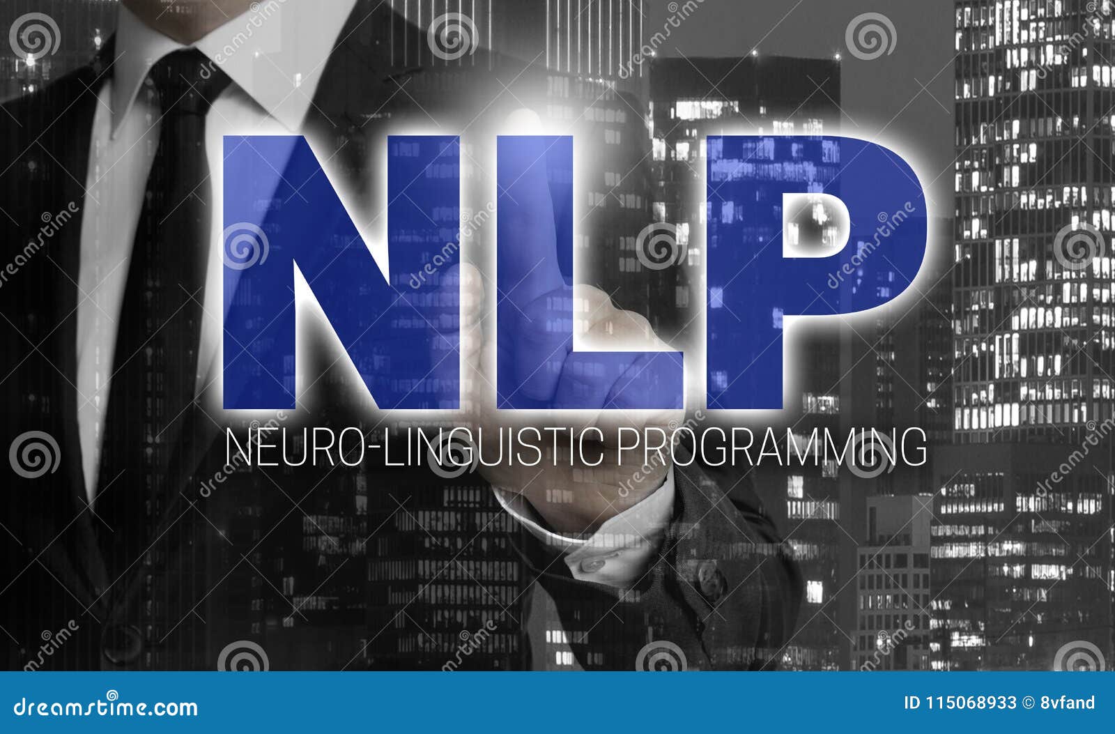 nlp concept is shown by businessman