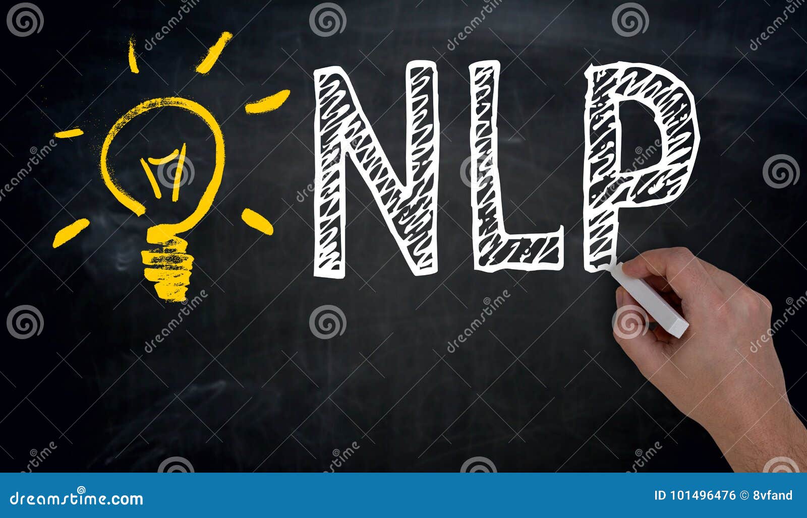 nlp is written by hand on blackboard