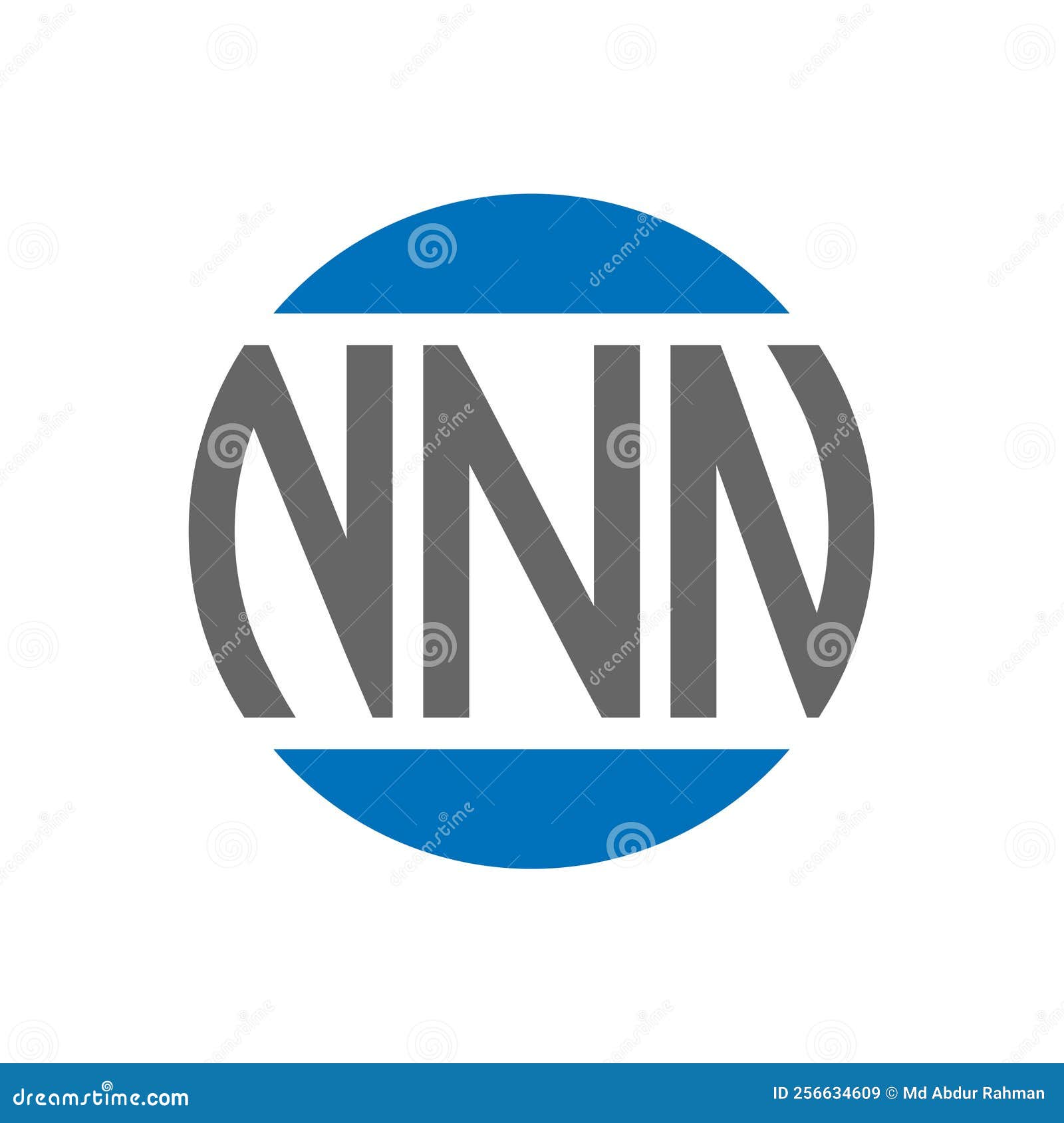 NNN letter logo design on white background. NNN creative initials circle logo concept. NNN letter designNNN letter logo design on white background. NNN letter design.