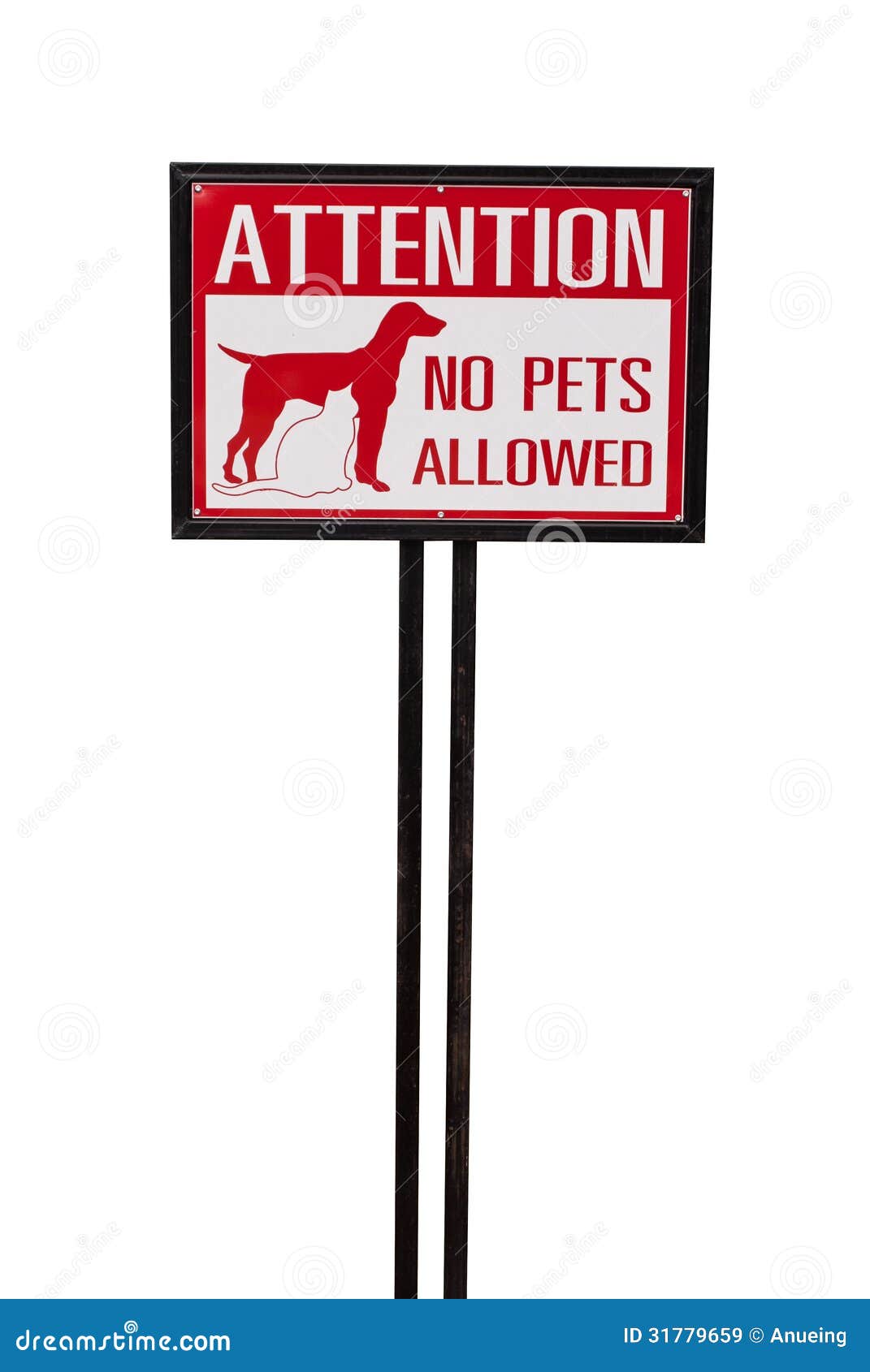 No animal allowed sign stock image. Image of pets, dangerous - 31779659