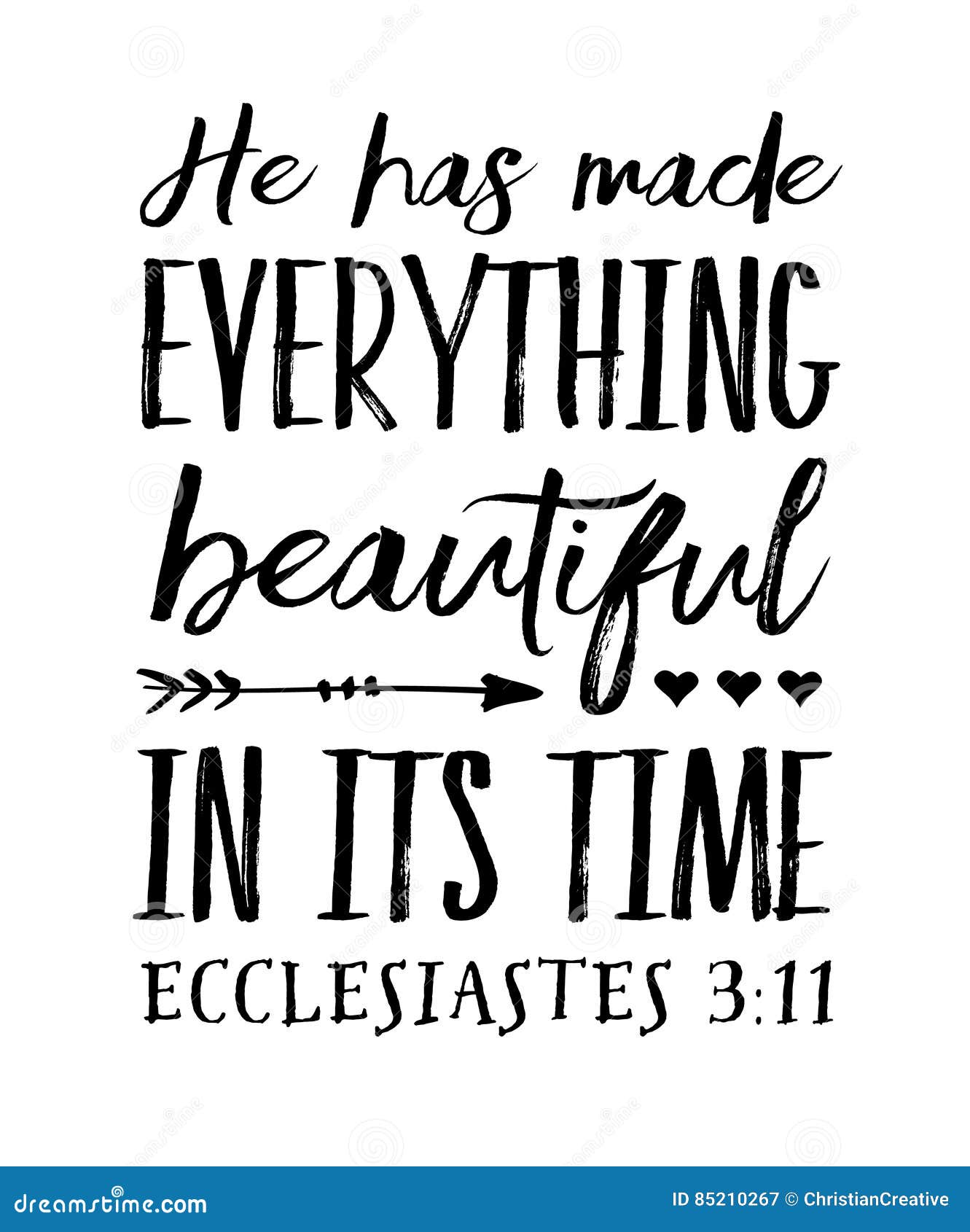 He Makes Everything Beautiful In His Time {Card} He Makes Everything Beautiful In His Time {Card}