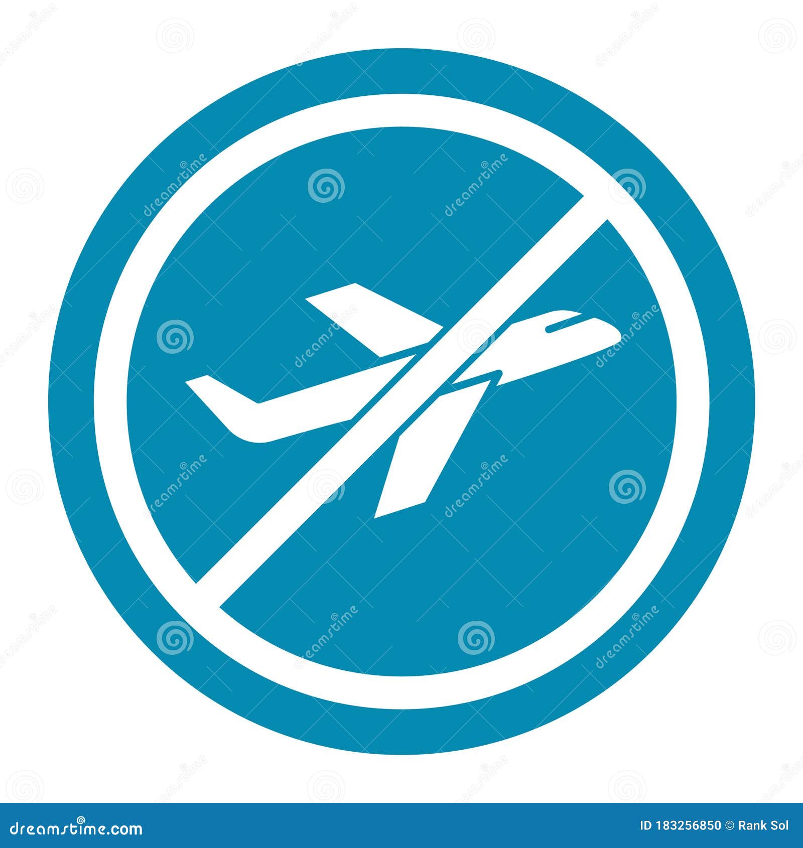 no flight during coronavirus  glyph style  icon which can easily modify or edit