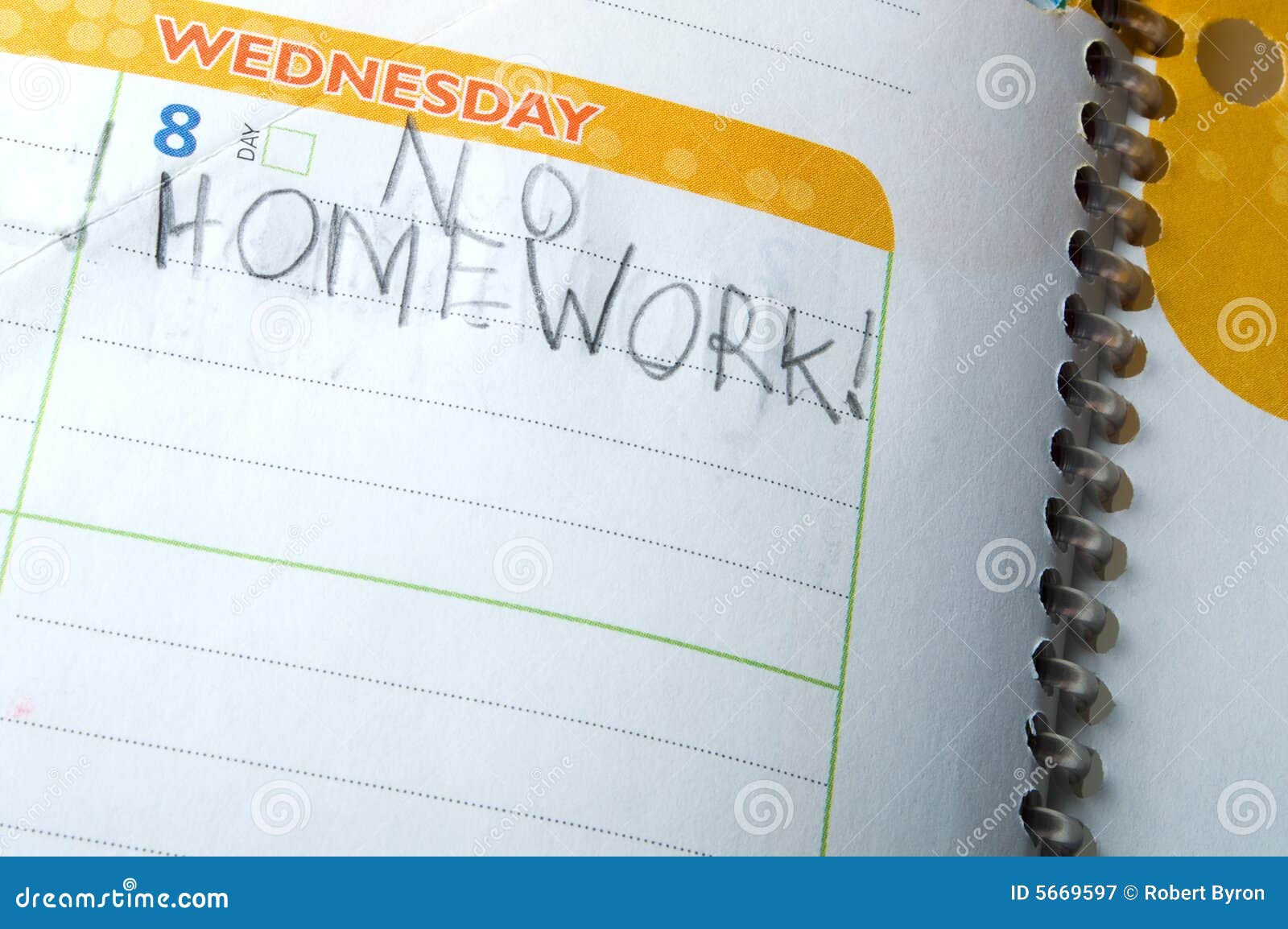 no homework no homework