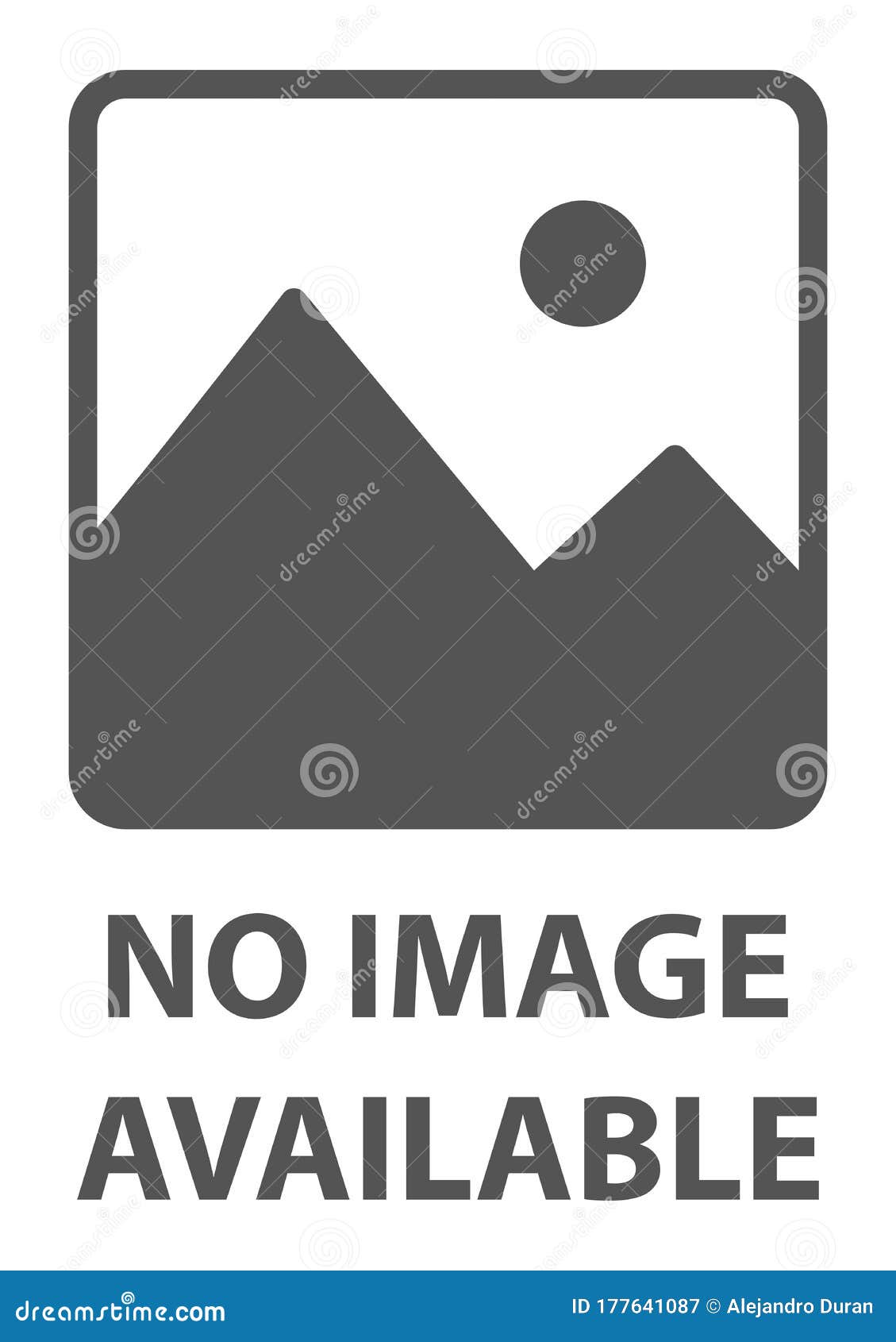 No Image Available Icon Stock Vector Illustration Of Gray 177641087