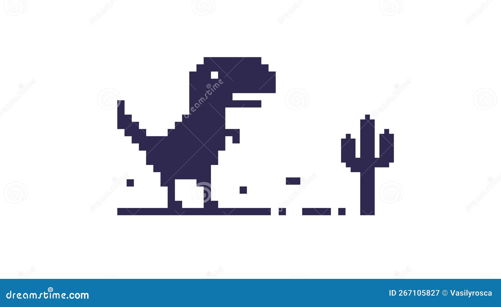 No Internet Dinosaur Game Vector Illustration Stock Vector - Illustration  of cartoon, document: 243743788