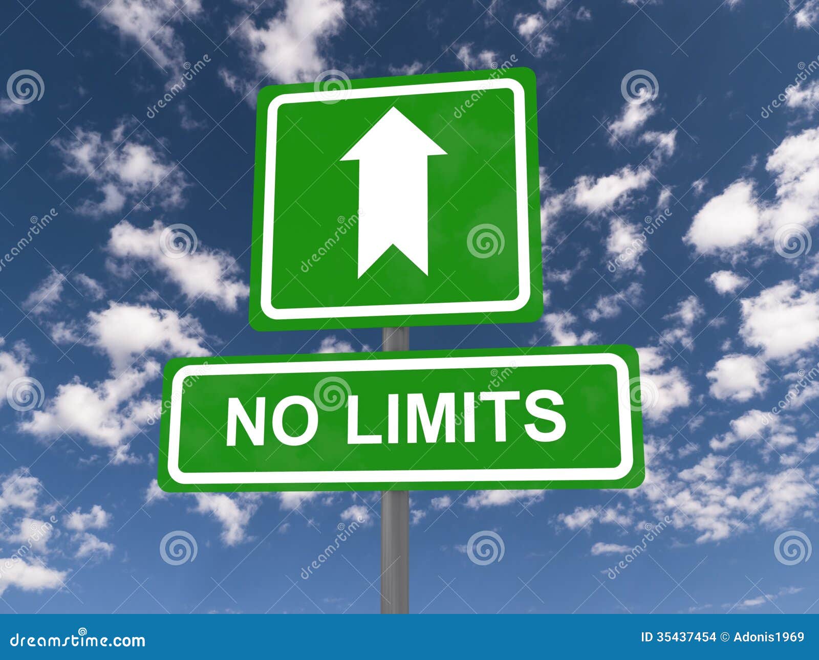 no limits sign