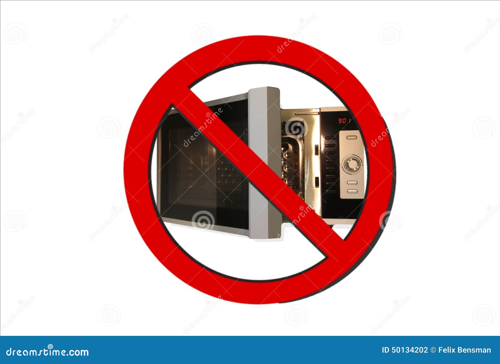 No Microwave, Sign Stock Illustration Image 50134202
