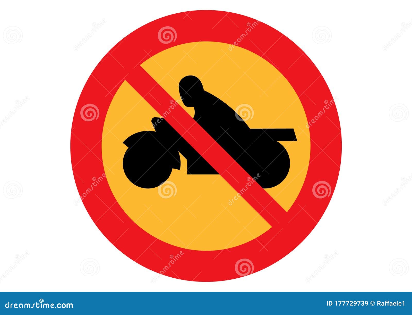 no motorbikes sign