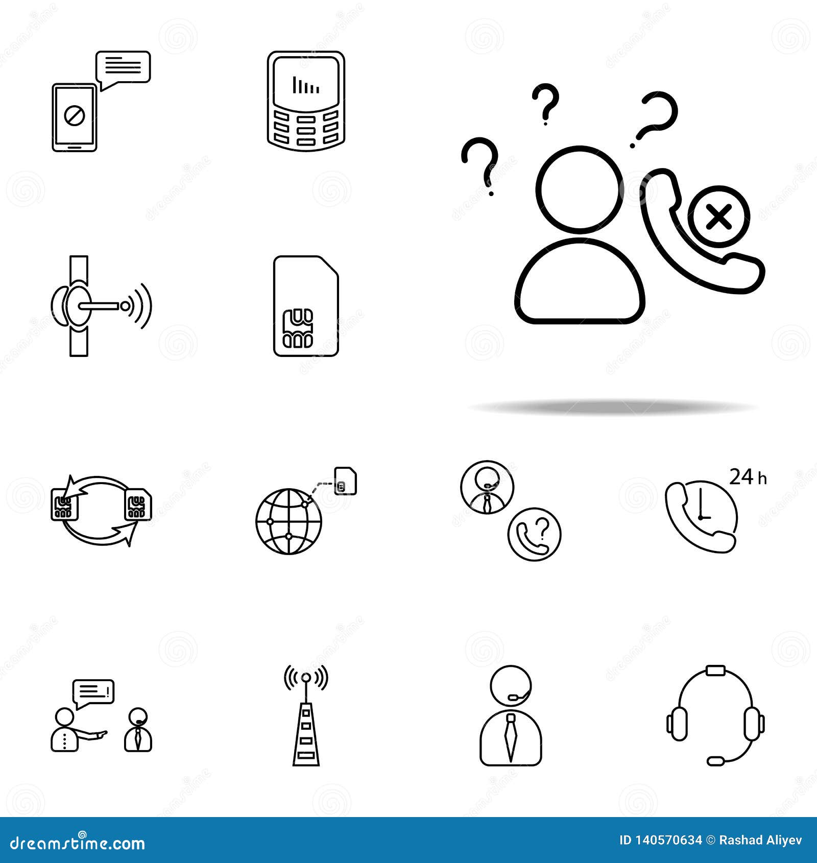 No Network, Problem Icon. Icons Universal Set For 