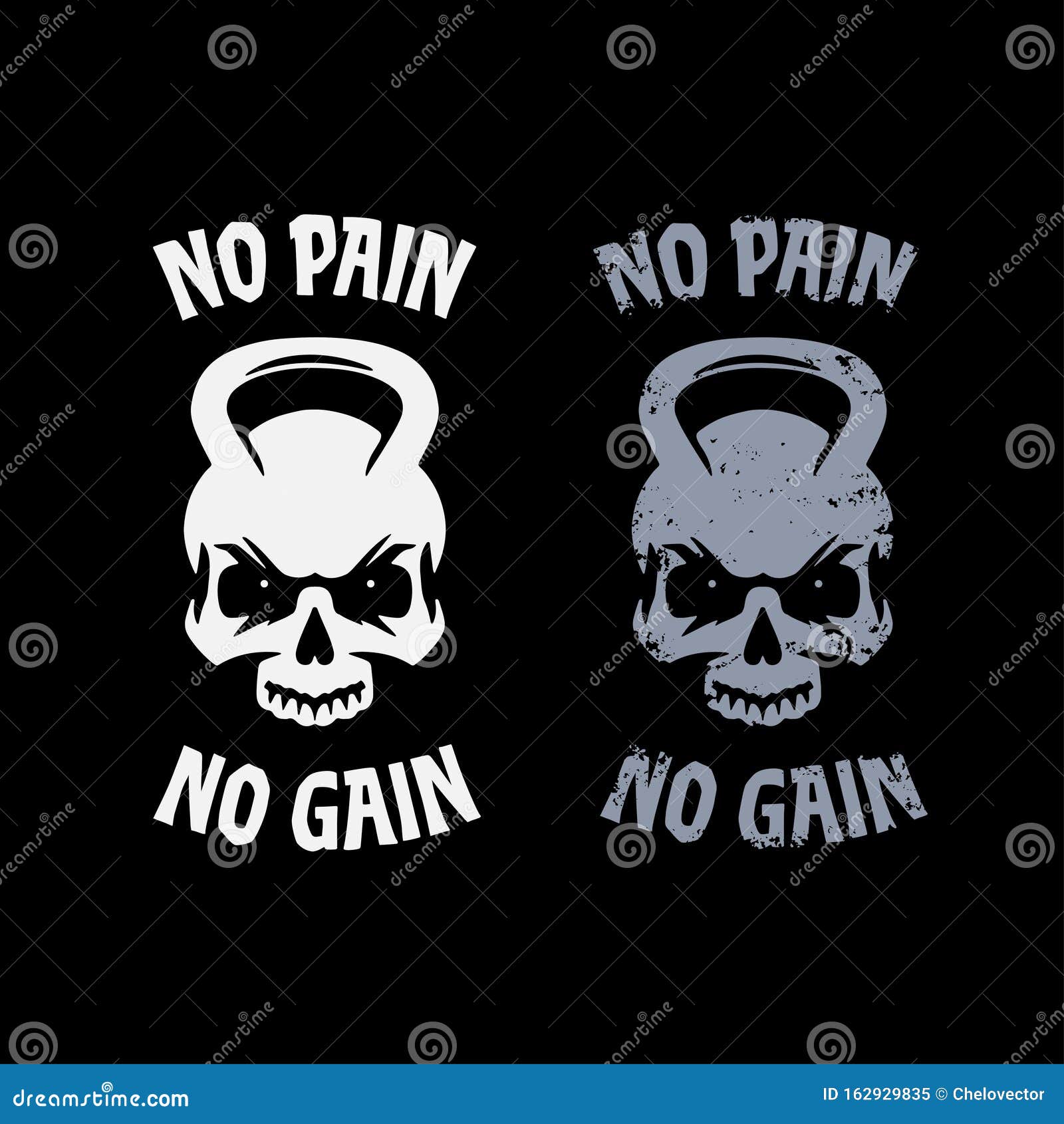 no pain no gain poster.  .