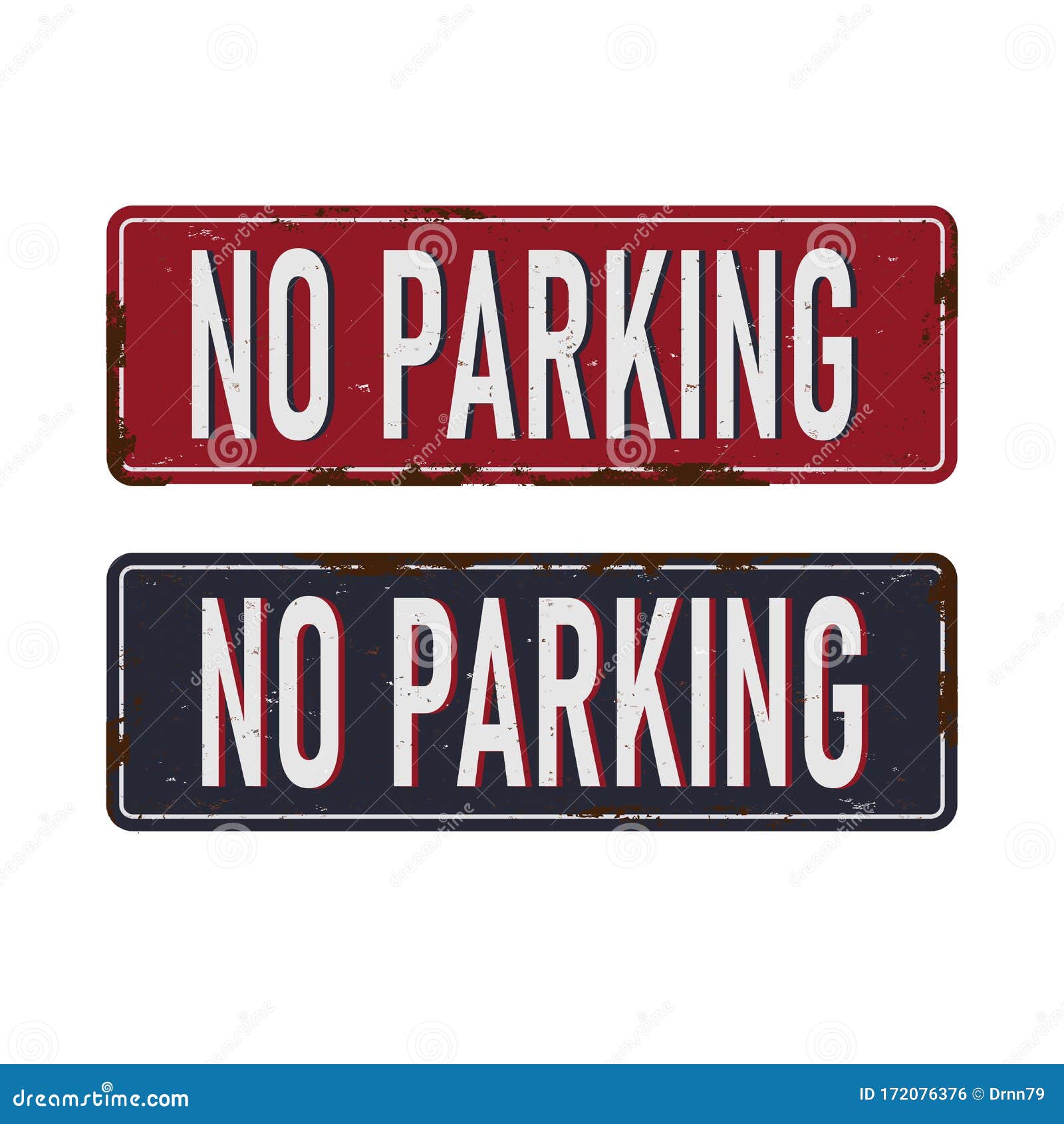 No Parking and Dont Stop, Traffic Sign Symbol. Letter P and S Cross with  Circle in Flat Illustration Vector Isolated in White Back Stock Vector -  Illustration of entry, isolated: 174638719