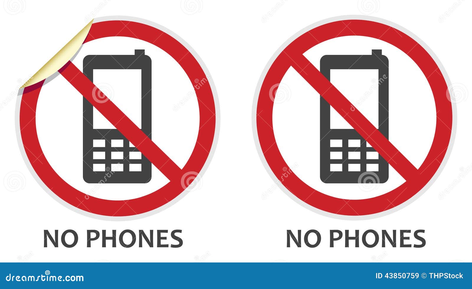 no phones sign