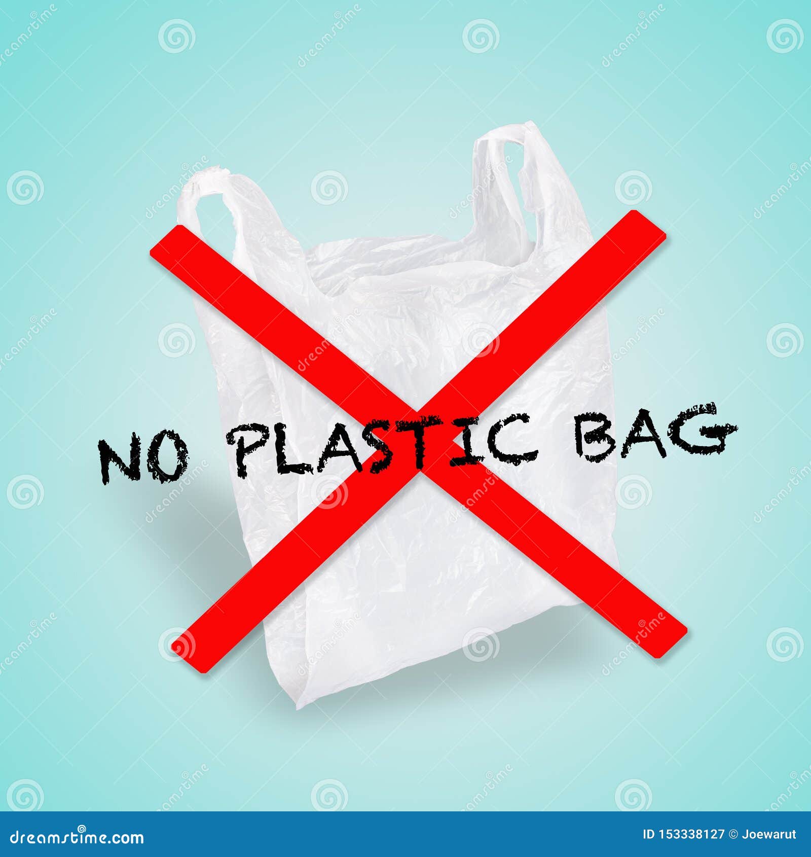 No Plastic bag stock image. Image of sign, cross, forbidden - 153338127