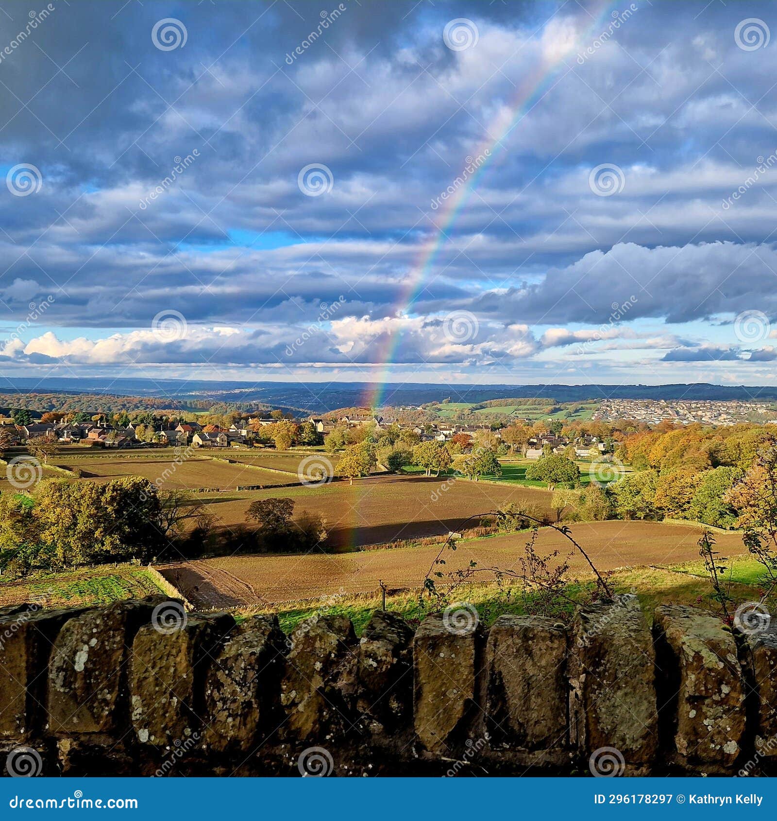 No Pot of Gold at the End of the Rainbow Stock Image Image of autumn, england 296178297