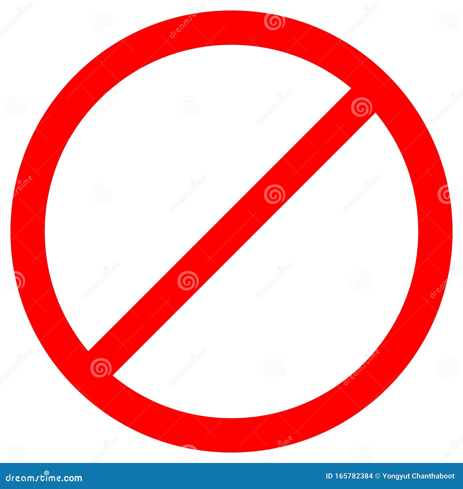 no sign empty red crossed out circle,not allowed sign,blank prohibiting , , isolate on white background