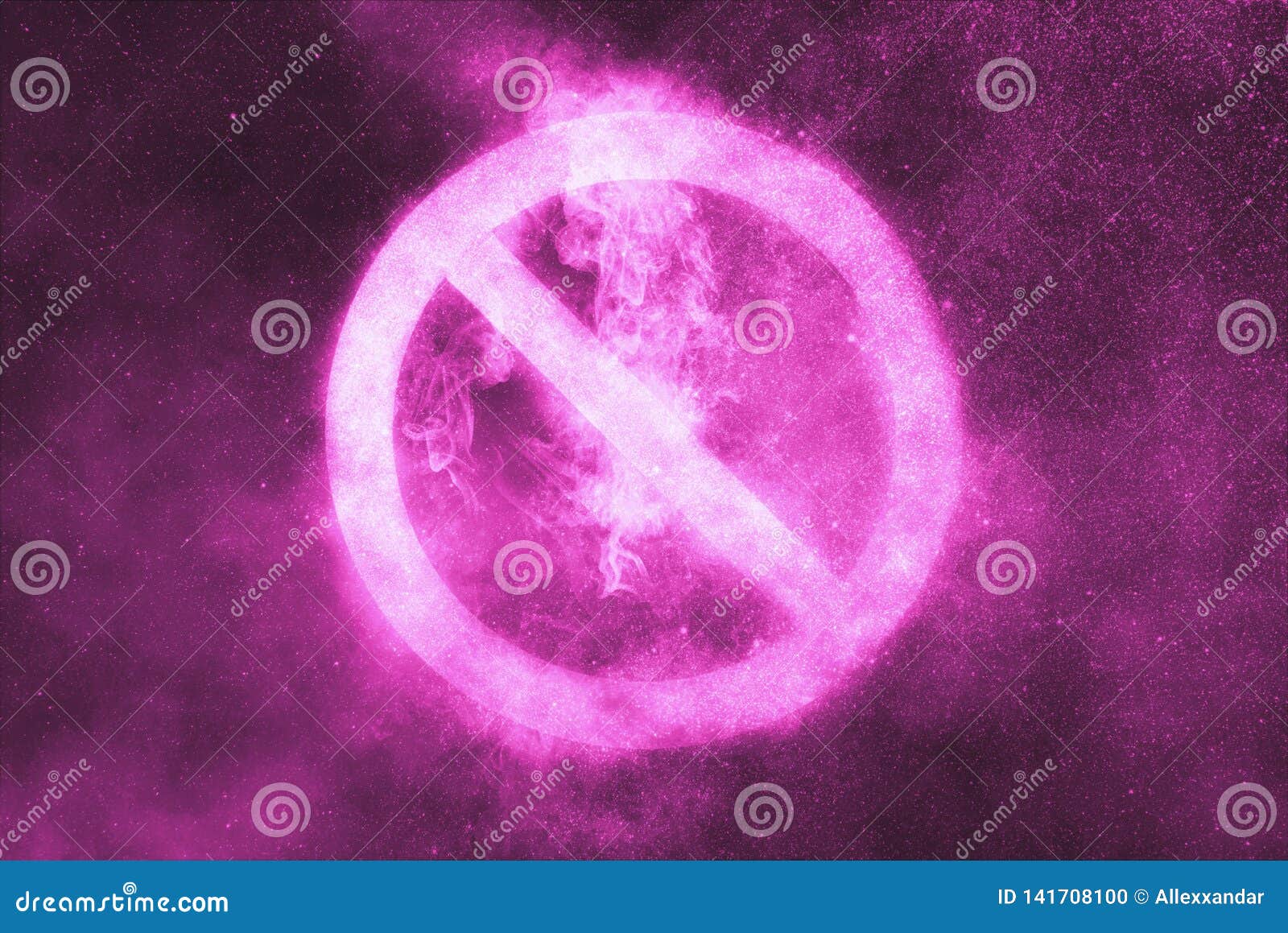 No Sign, No Symbol. Abstract Night Sky Background Stock Illustration