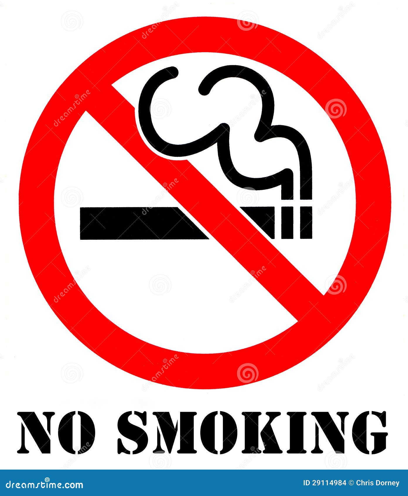 No Smoking stock illustration. Illustration of prohibited - 29114984