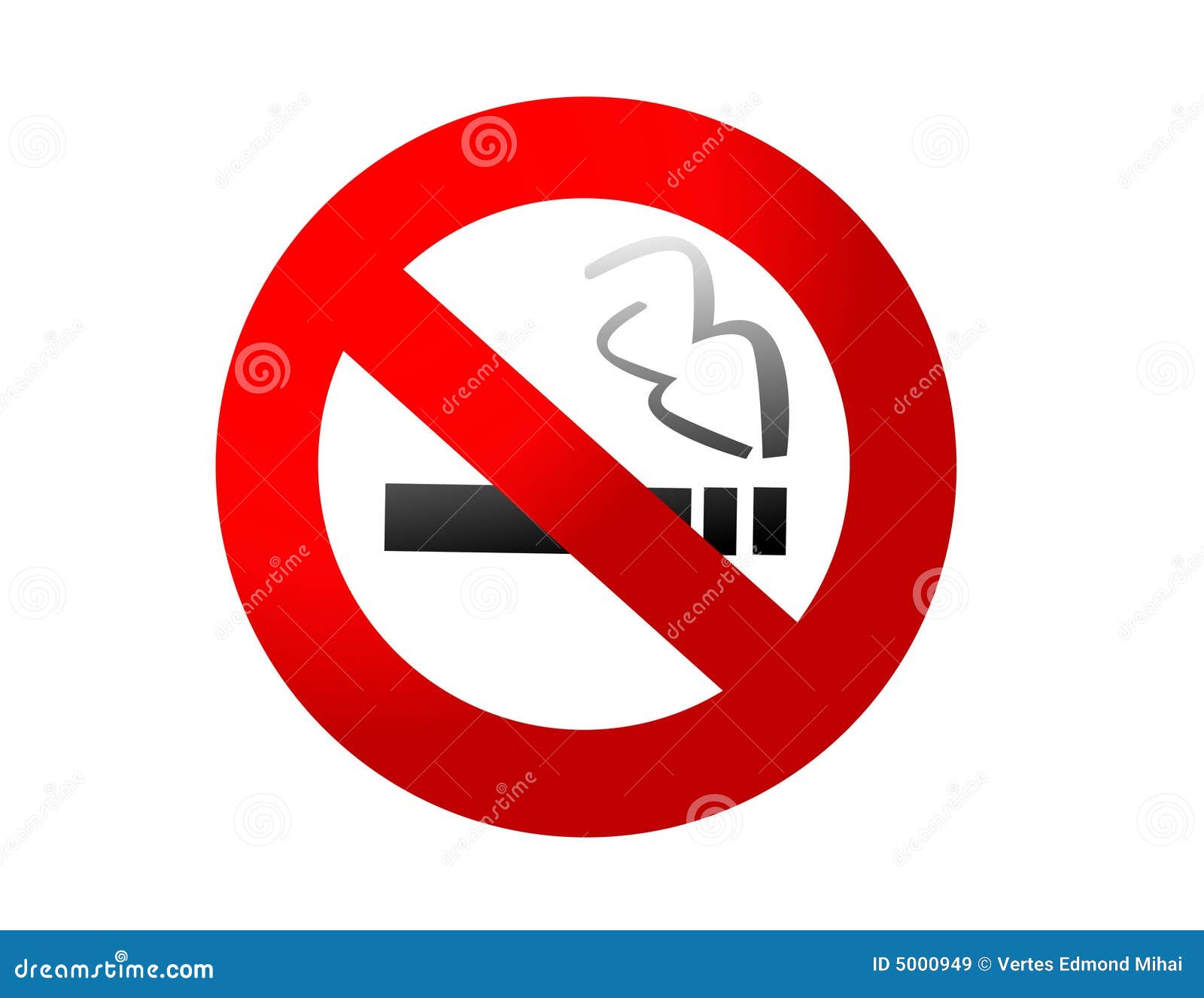No Smoking Sign vector stock vector. Illustration of abstain - 5000949