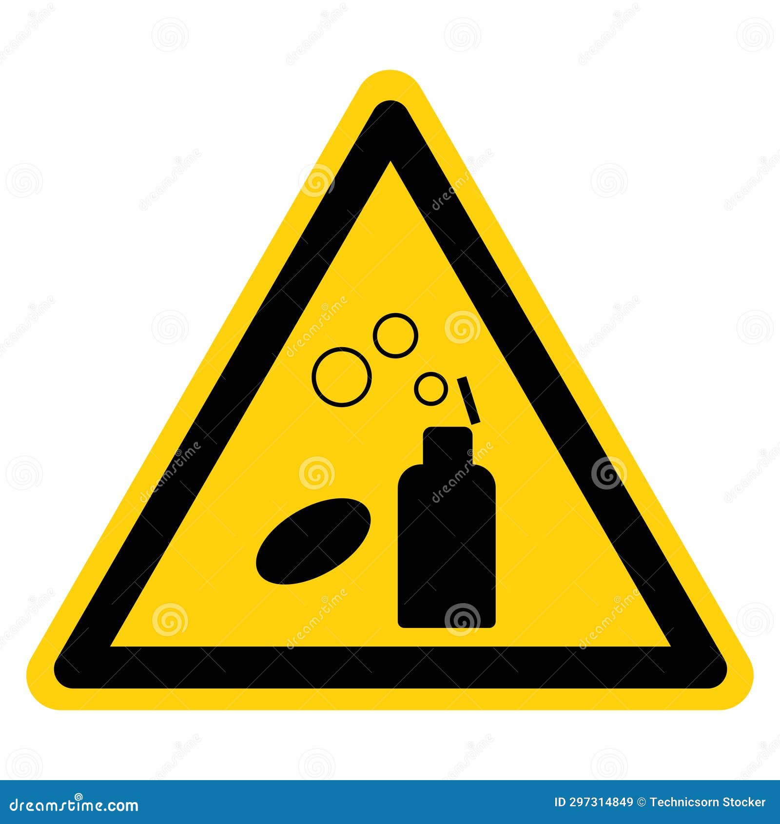 No Soap Ans Shampoo Allowed Symbol Sign, Vector Illustration, Isolate