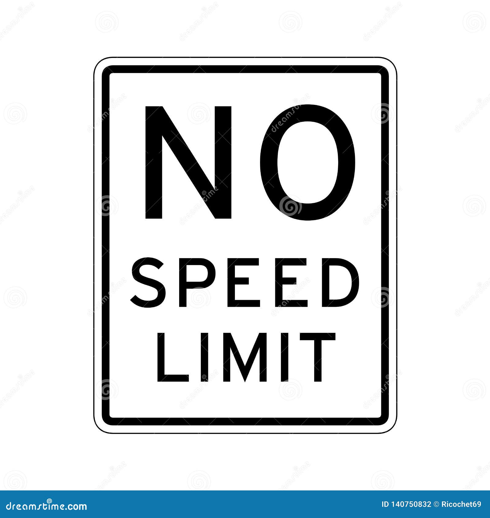 Speed Limit 140 Traffic Sign,Vector Illustration, Isolate On White ...