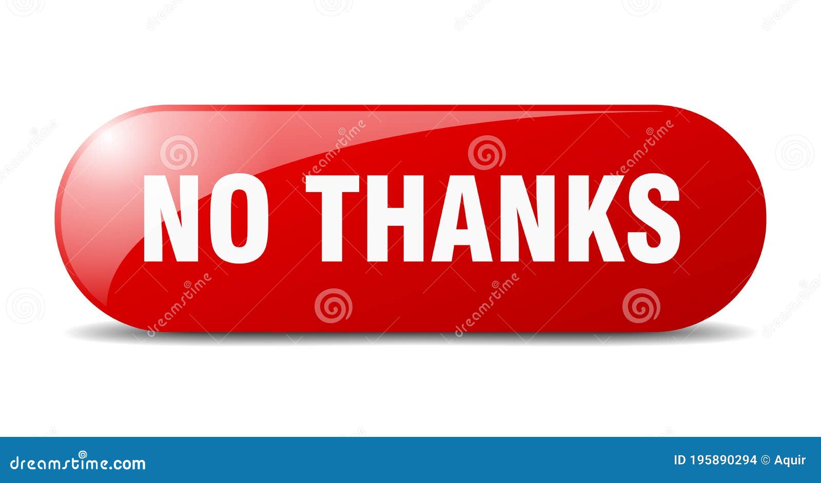 No Thanks Button. No Thanks Sign. Key. Push Button Stock Vector -  Illustration of thanks, website: 195890294