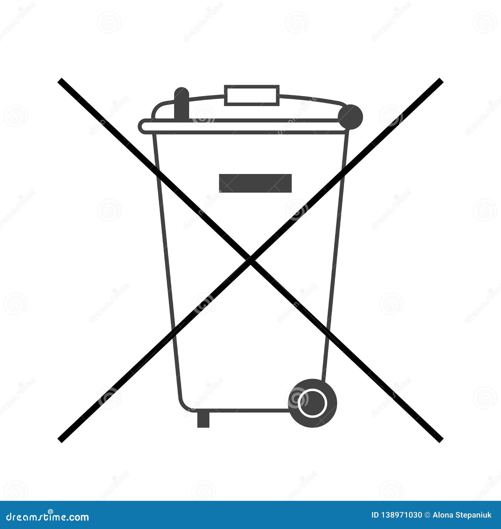 no big trash bin icon