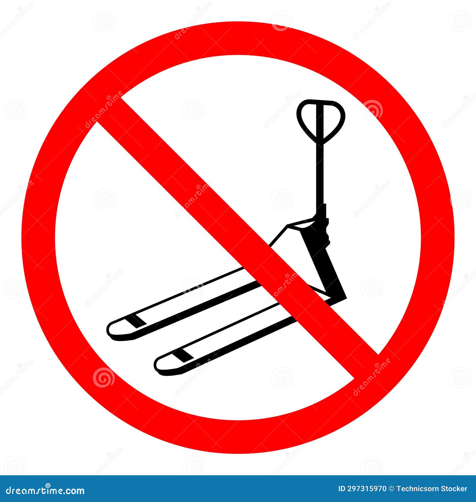 no use handlift  sign , , isolate on white background label. eps10