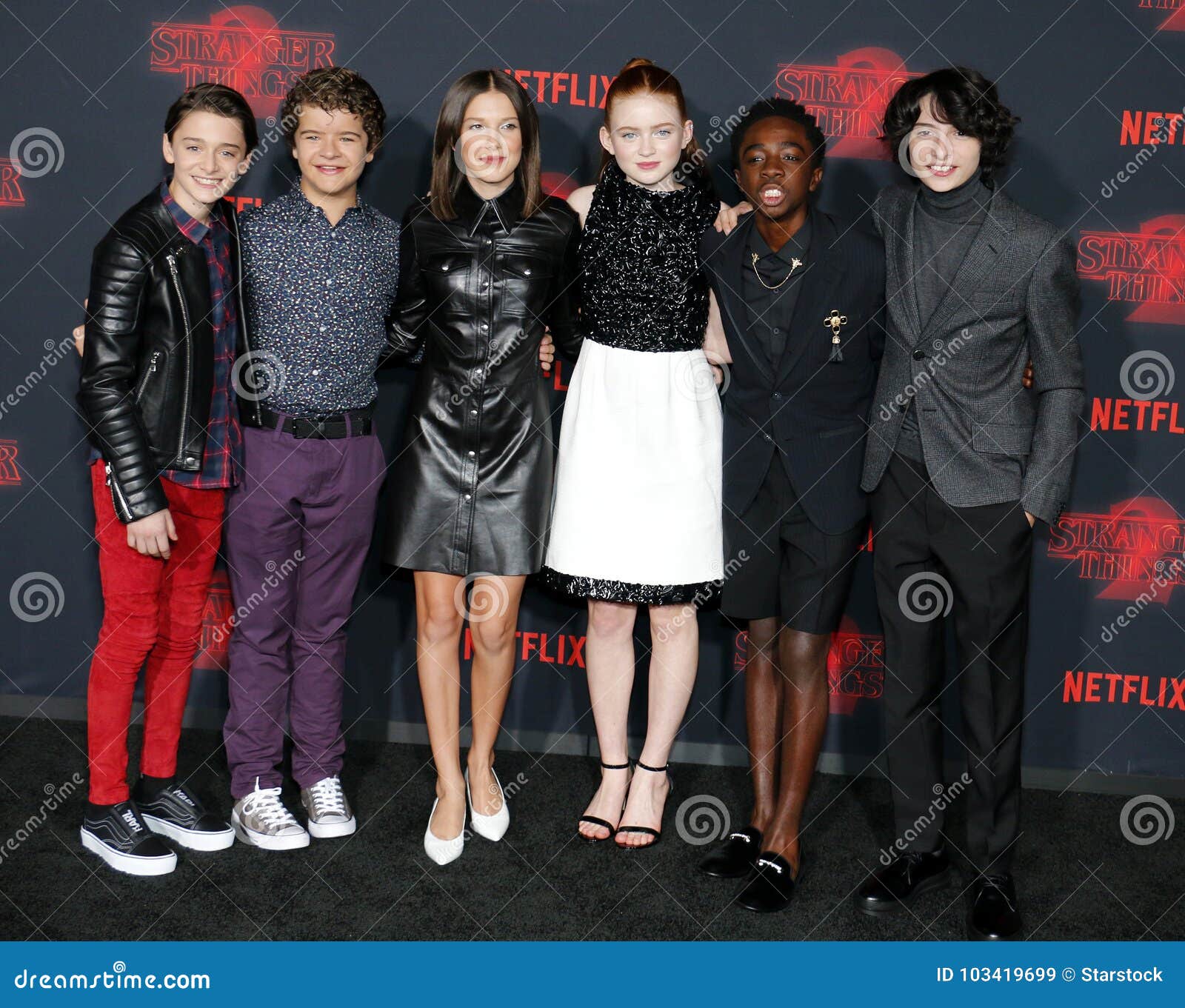 Noah Schnapp Gaten Matarazzo Millie Bobby Brown Sadie Sink