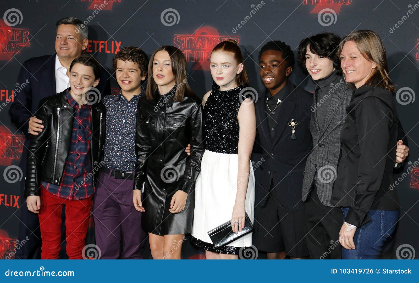 Noah Schnapp Gaten Matarazzo Millie Bobby Brown Sadie Sink