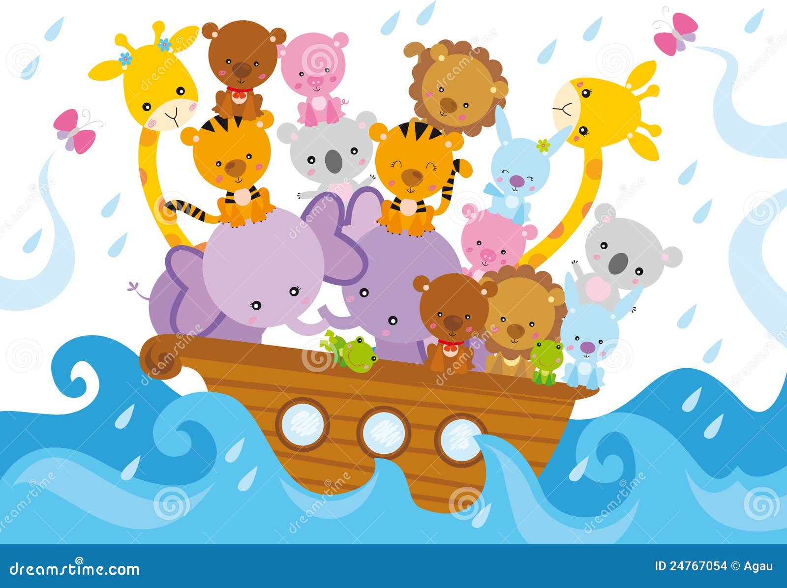Noahs ark stock vector. Illustration of butterfly, noah - 24767054 Noahs ark stock vector. Illustration of butterfly, noah - 24767054