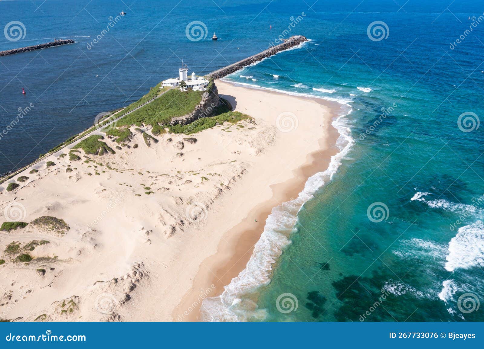 Nobbys Beach Newcastle Australia Stock Photo Image of australia