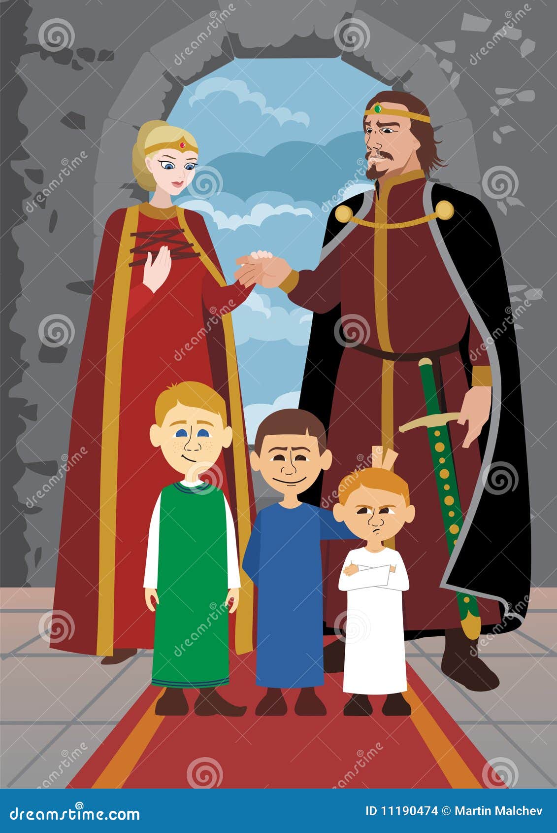 Noble Family Stock Images Image 11190474