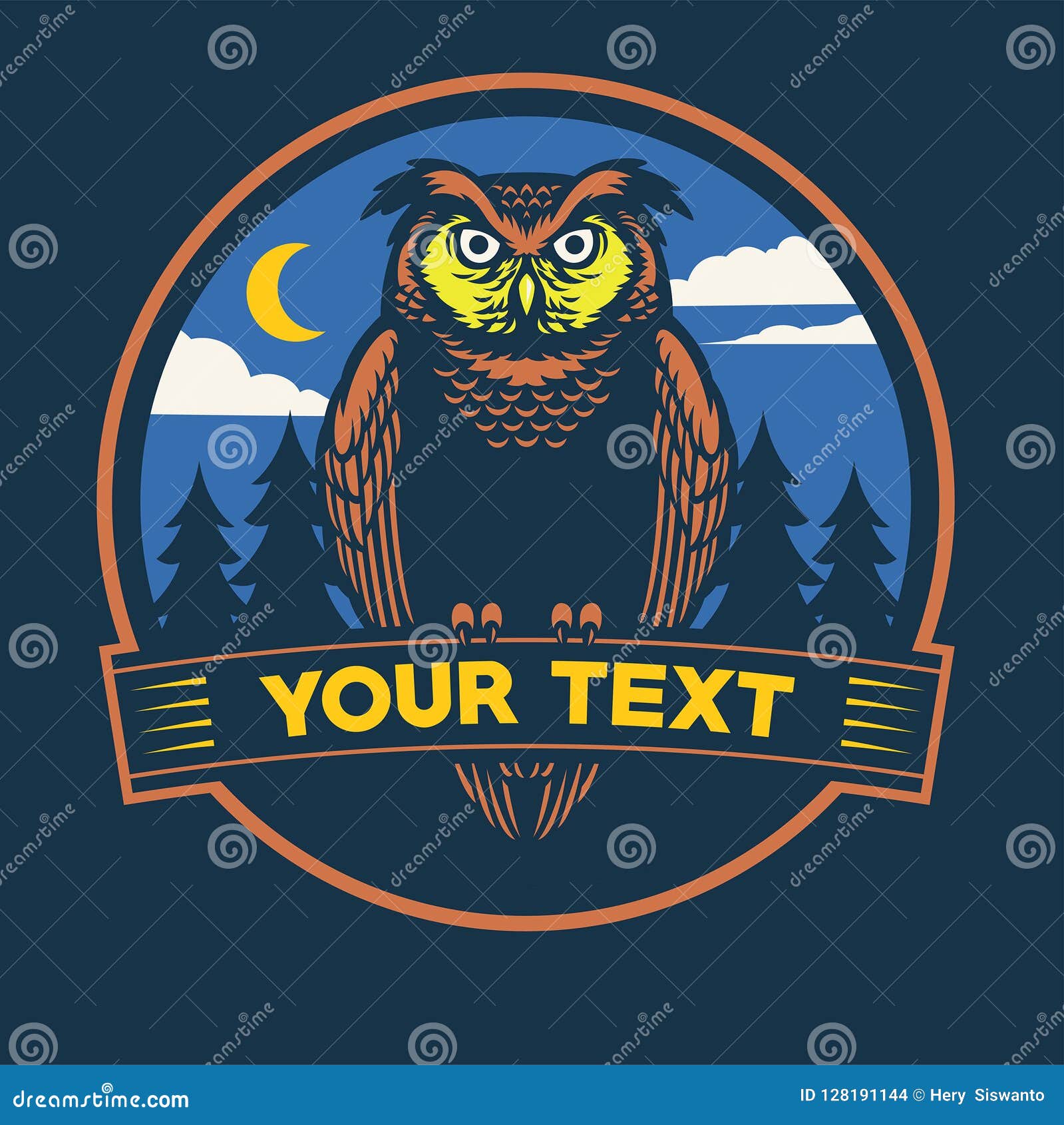 nocturnal owl badge 