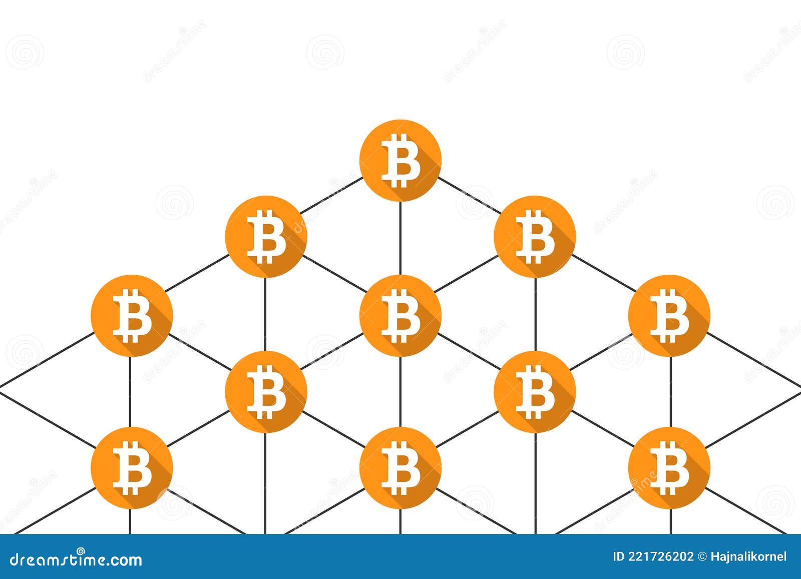 Nodo De Bloqueo De Red De Bitcoin Ilustración del Vector - Ilustración de  icono, vector: 221726202