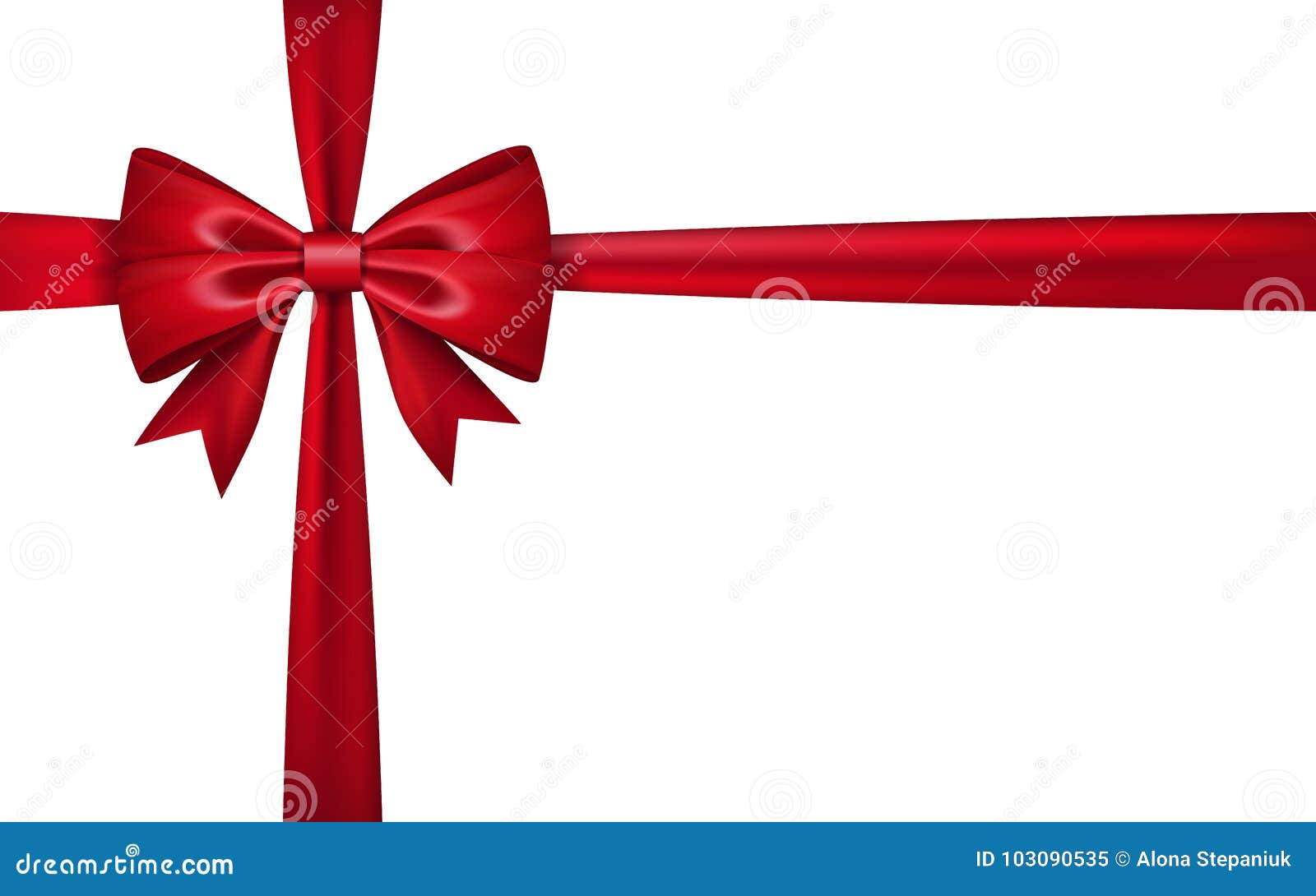 Noeud papillon de cadeau illustration de vecteur. Illustration du objet 