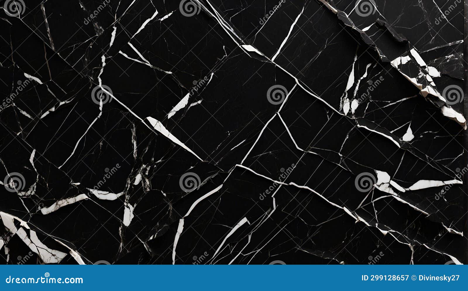 noir opulence: nero marquina marble texture. ai generate