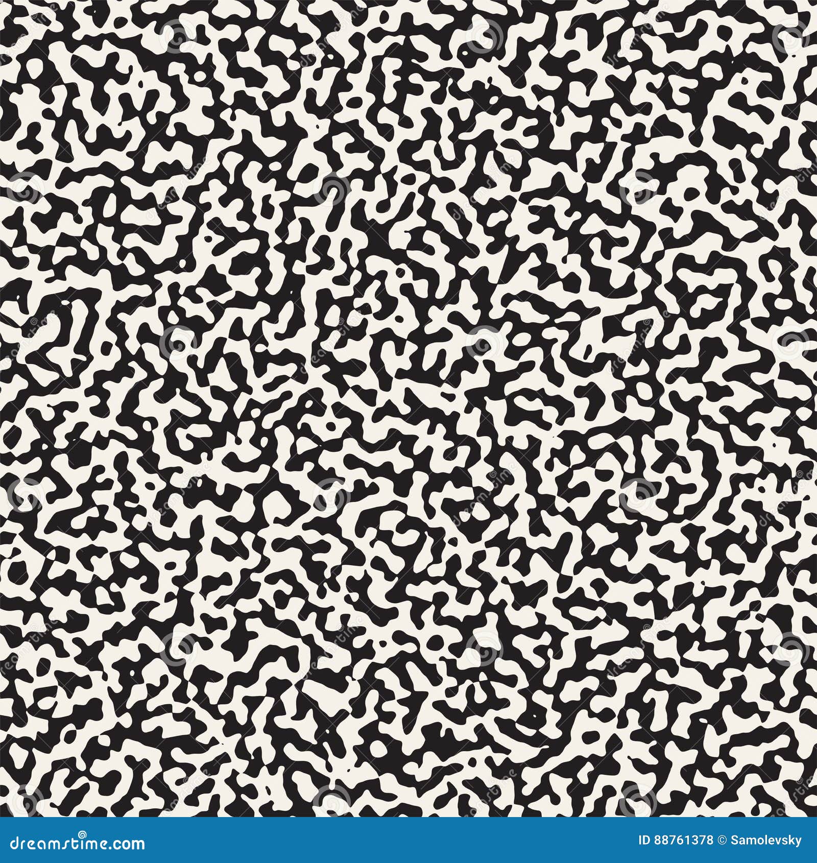 Black and white noise pattern Stock Vector