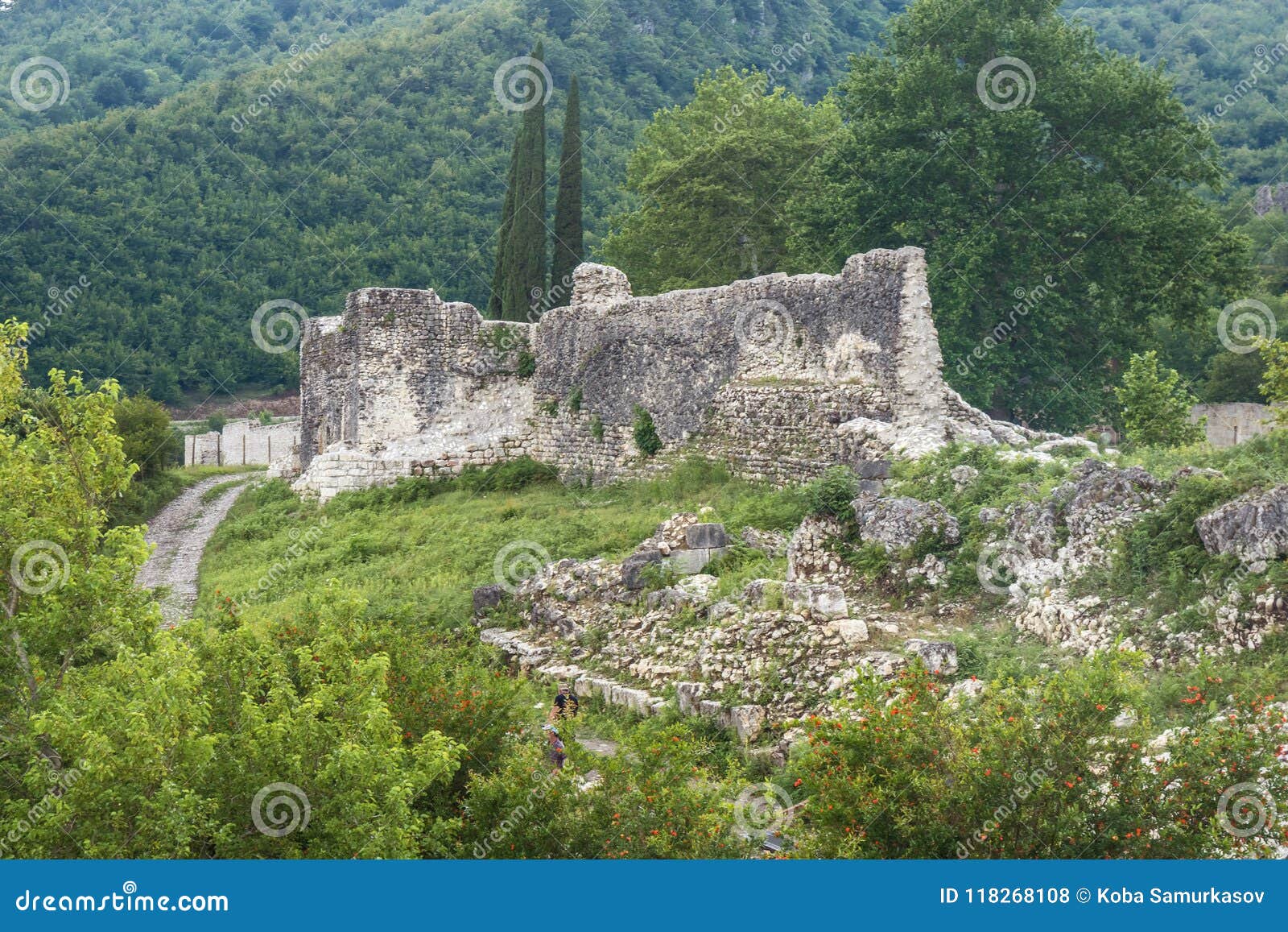 Byzantine Fortress of Archaeopolis (Nokalakevi), Georgia (Illustration) -  World History Encyclopedia