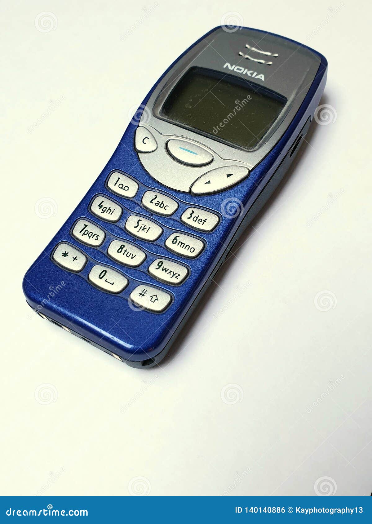 The Iconic Blue Nokia 3310, Isolated on a Beige Background Editorial Photo  - Image of electronic, editorial: 140140886